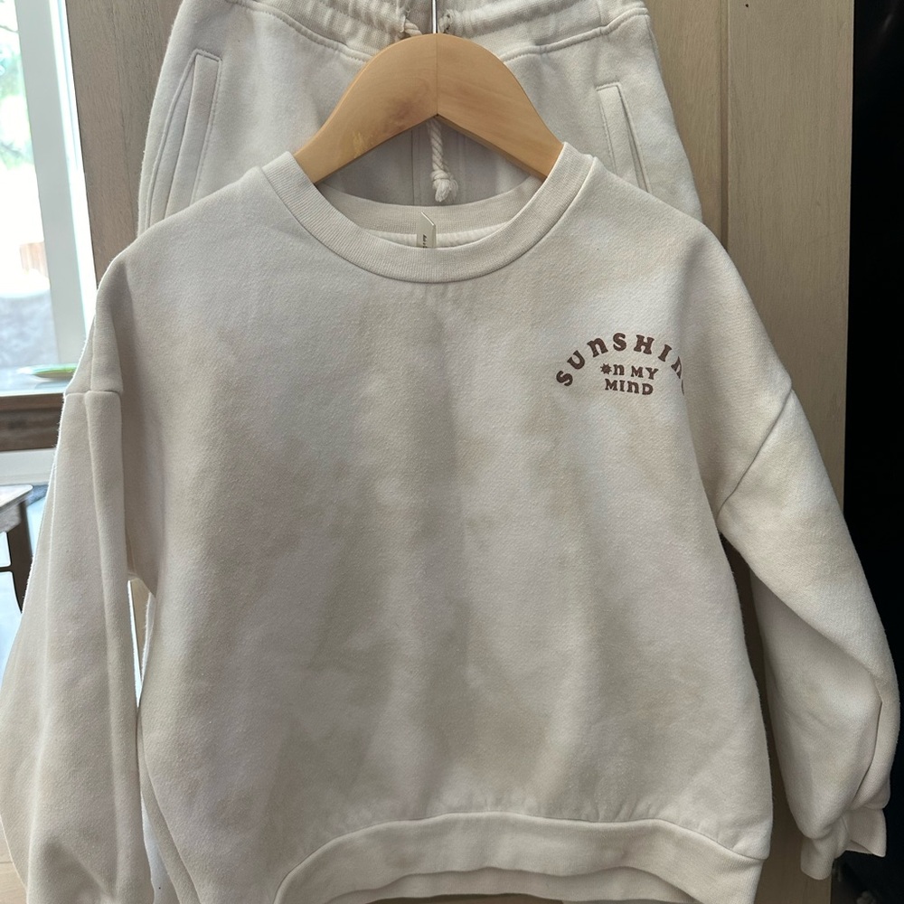 Rylee and Cru girls tie die sweatsuit jogger outfit